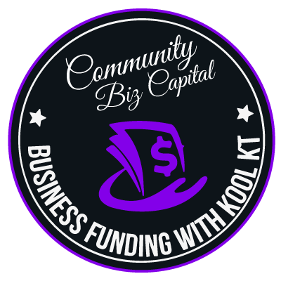 Mom-and-Pop Business Funding illustration with Kool KT logo